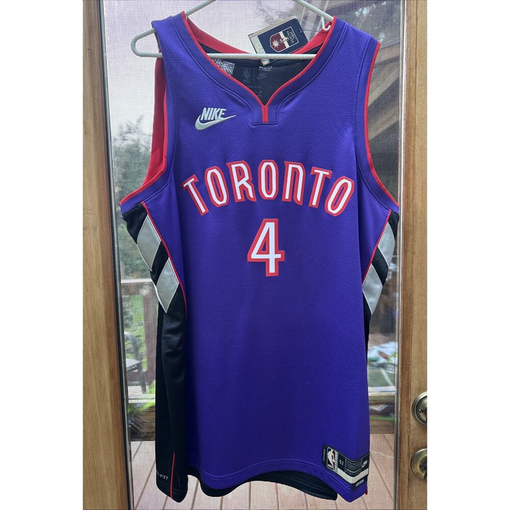 Toronto Raptors Scottie Barnes Nike Hardwood Classic Men's Size XL Jersey NWT
